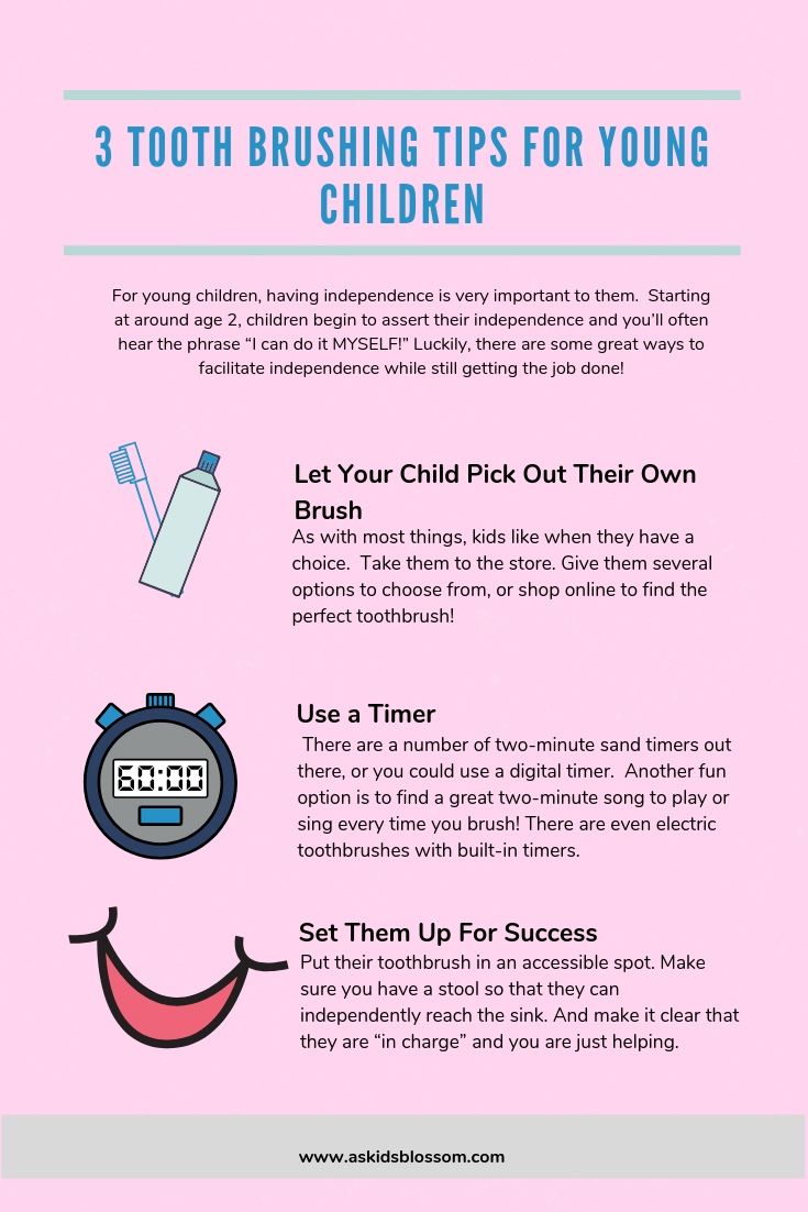 tooth brushing tips for young children