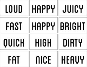 Vocabulary Game For Kids (Includes Template) - As Kids Blossom