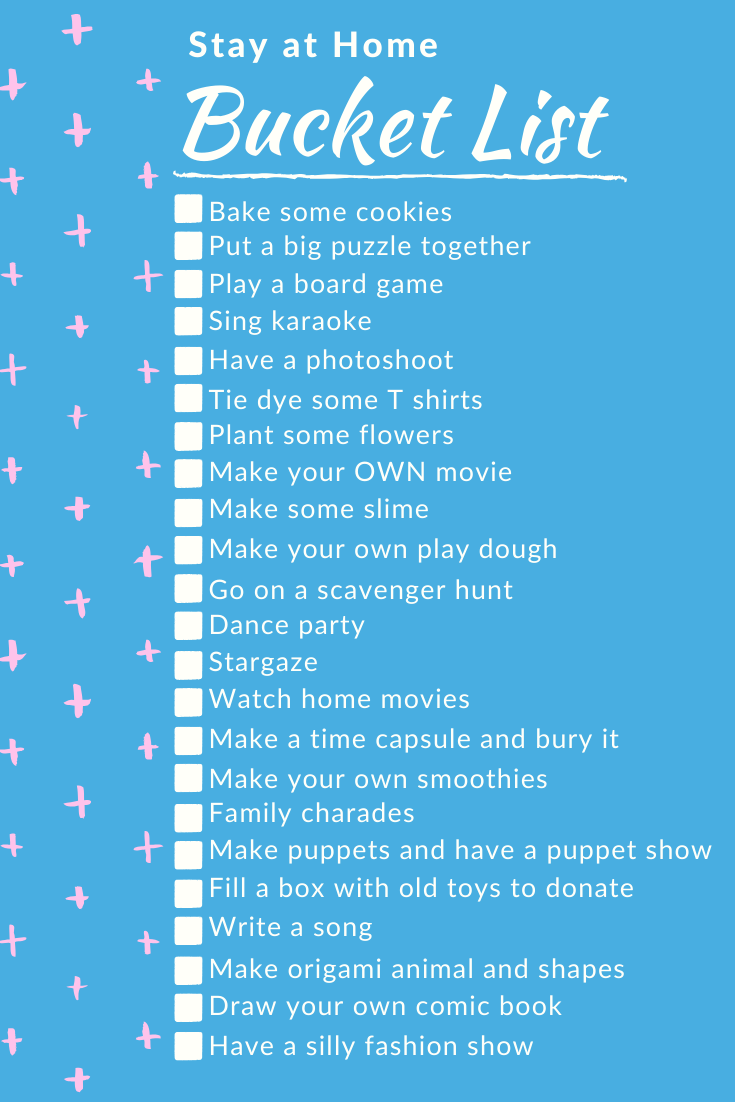 activities to do with kids at home